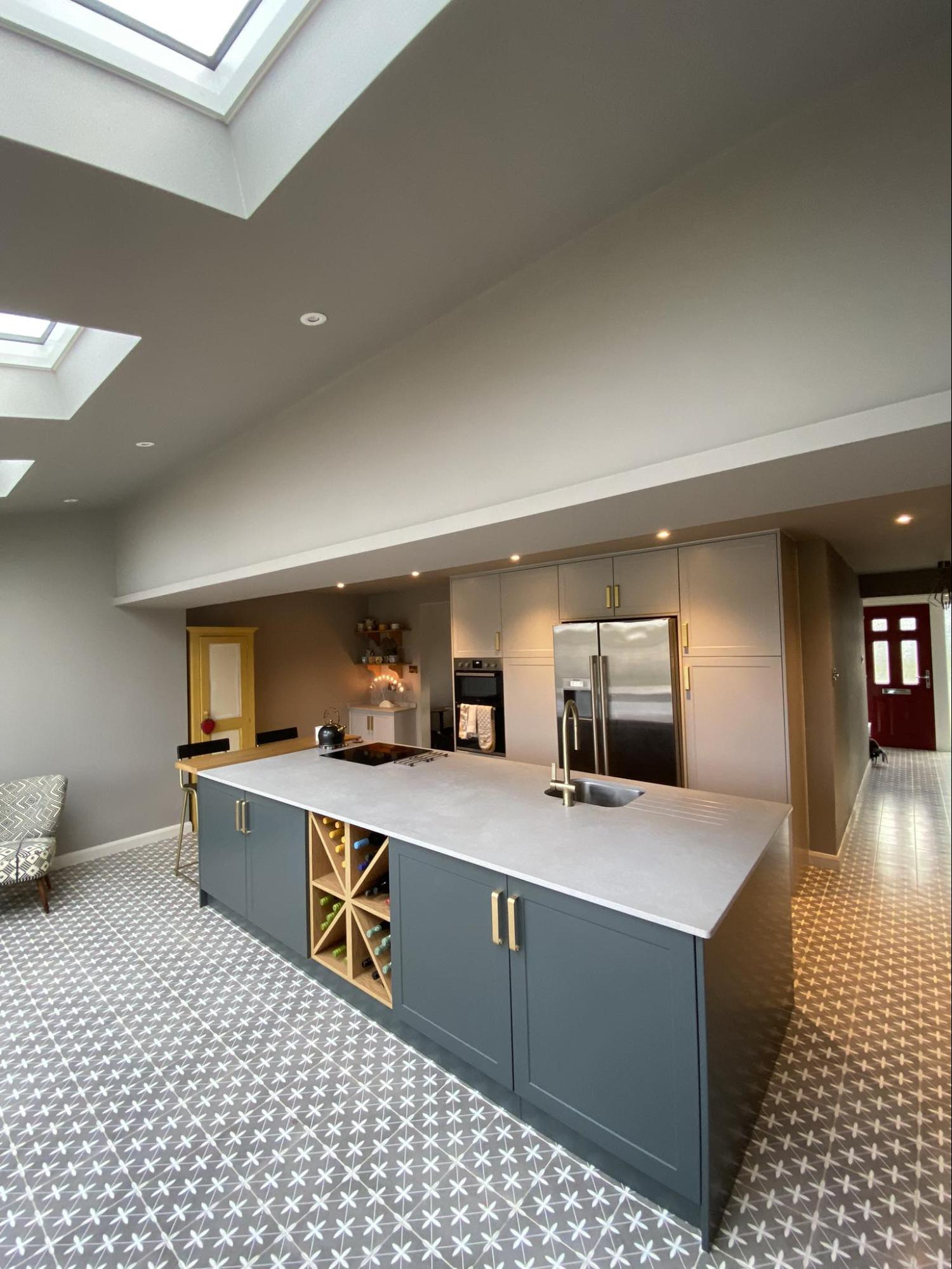 Modern kitchen with island